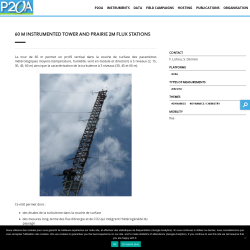 Extension WordPress permettant de décrire des instruments de mesure