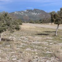 View on Pic Saint Loup mountain, FR