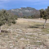 View on Pic Saint Loup mountain, FR